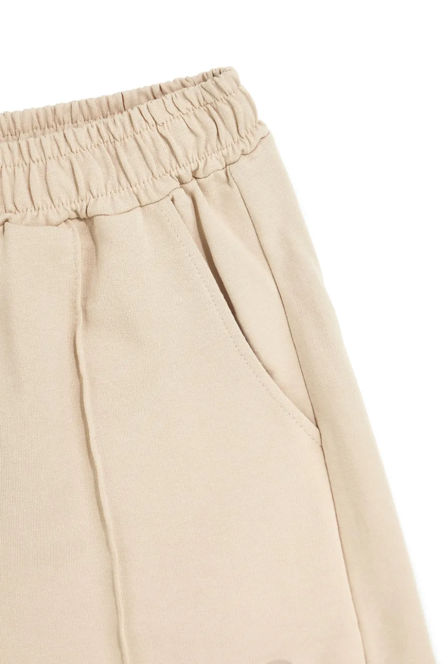 Bermuda beige in cotone con tasche laterali Boardman ALPHA7