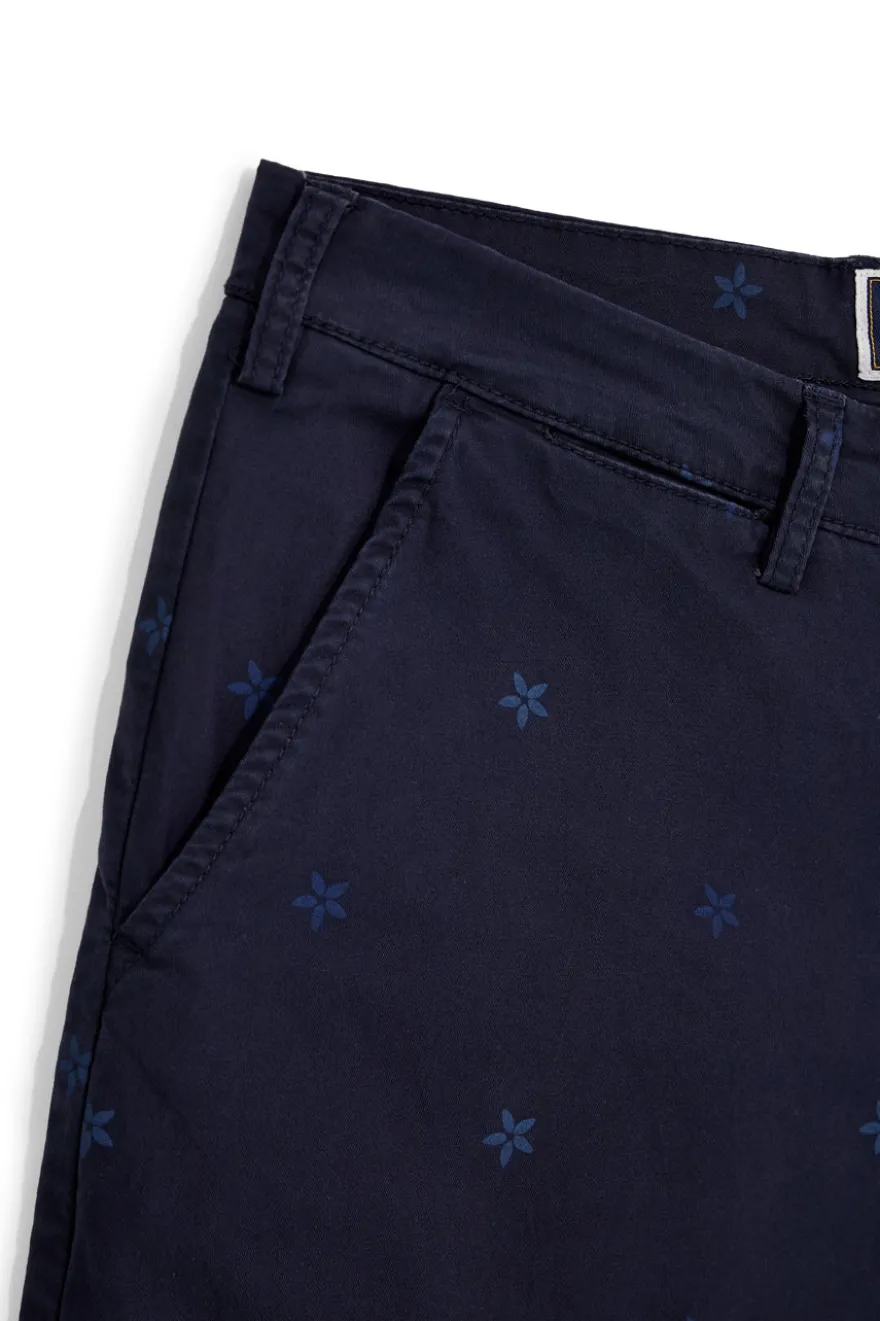 Bermuda blu con fantasia micro stelle U.s.grand polo US61050M