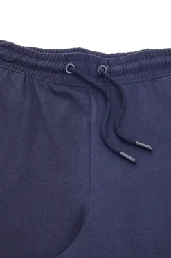 Bermuda blu in cotone con logo ricamato Us golf BE001