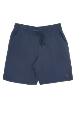 Bermuda blu in cotone con logo ricamato Us golf BE001