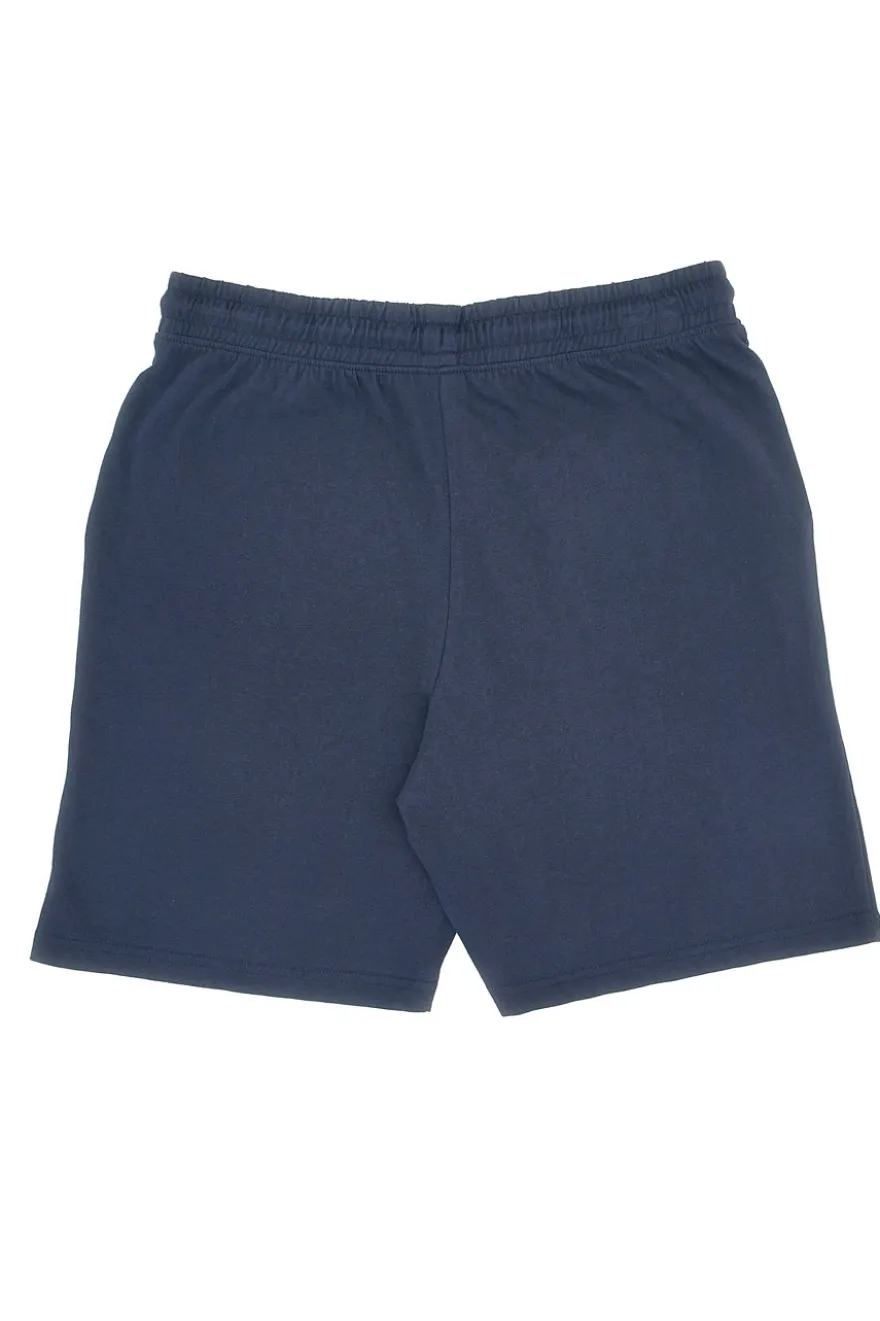Bermuda blu in cotone con logo ricamato Us golf BE001