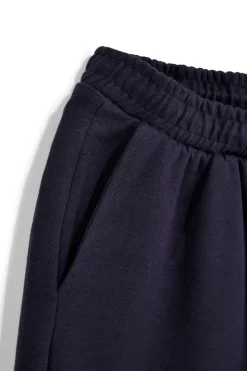 Bermuda blu tessuto in morbida maglia piqué con coulisse Pittarello Tierra pt-m-t-9076