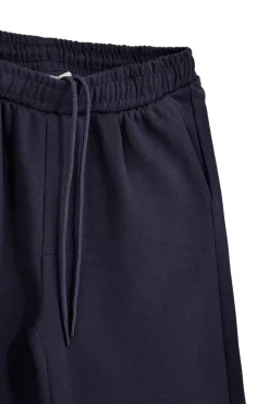 Bermuda blu tessuto in morbida maglia piqué con coulisse Pittarello Tierra pt-m-t-9076