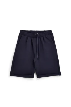 Bermuda blu tessuto in morbida maglia piqué con coulisse Pittarello Tierra pt-m-t-9076