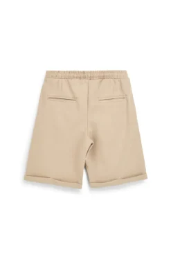 Bermuda in morbida maglia piqué beige con coulisse Pittarello Tierra pt-m-t-9075