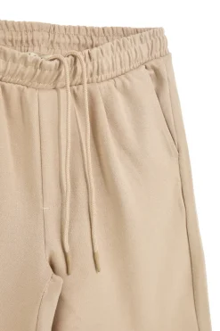 Bermuda in morbida maglia piqué beige con coulisse Pittarello Tierra pt-m-t-9075