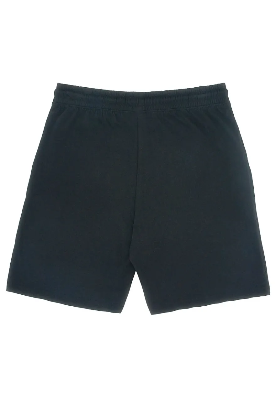 Bermuda neri in cotone con logo ricamato Us golf BE001