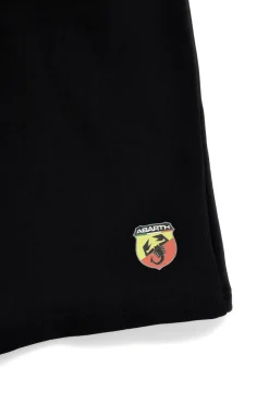 Bermuda nero in cotone con tasche laterali Abarth AH24SS005