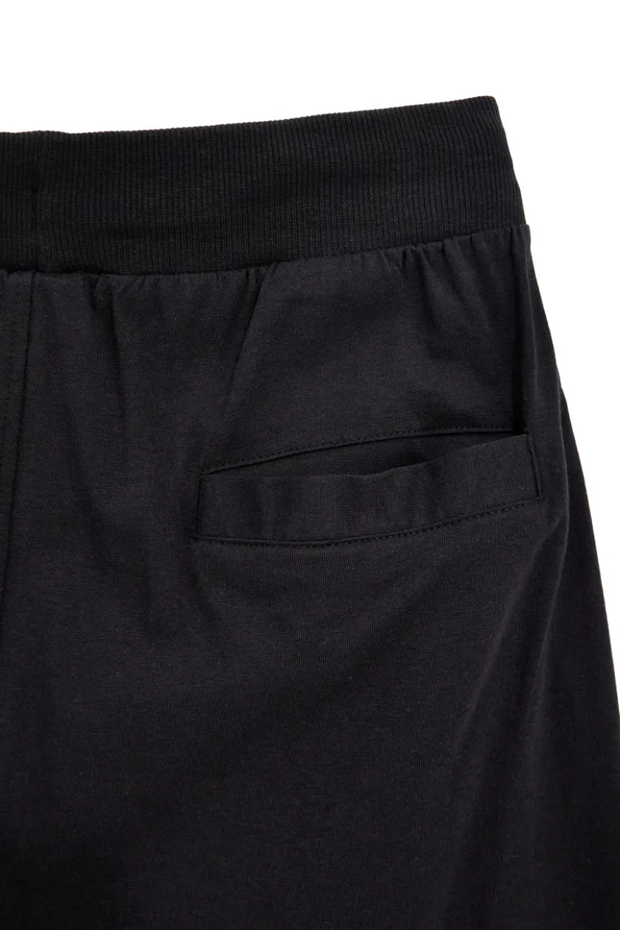 Bermuda nero in cotone U.s.grand polo US61713M