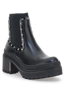Bettyflowers 02 schwarze Chelsea-Stiefel