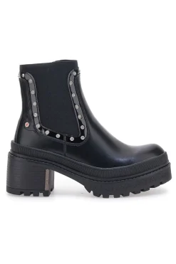 Bettyflowers 02 schwarze Chelsea-Stiefel