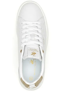 Beverly Hills Polo Club KELLE LTX Sneaker in Weiß mit goldenen Details