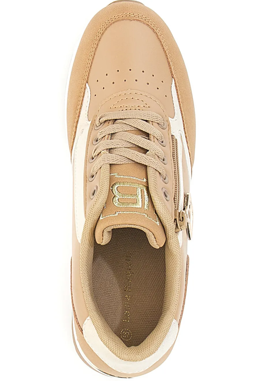 Biege Sneakers mit Keilabsatz LAURA BIAGIOTTI 8722
