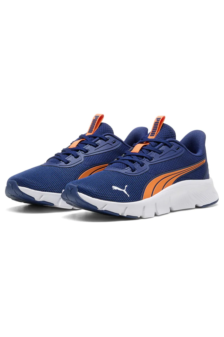 Blau und orange leichte Laufschuhe Puma Flexfocus Lite Modern Jr