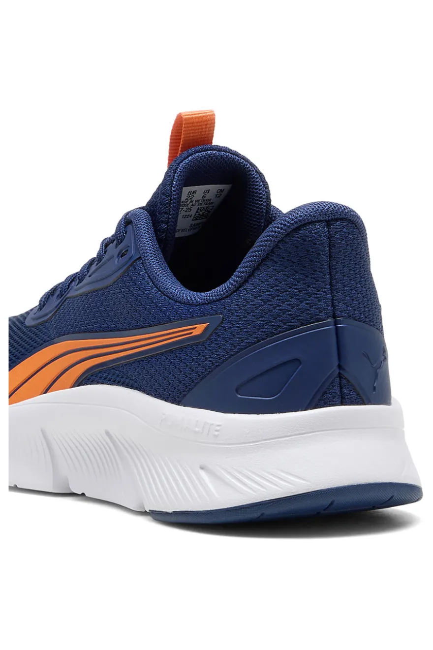 Blau und orange leichte Laufschuhe Puma Flexfocus Lite Modern Jr