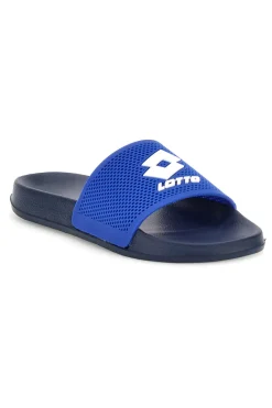 Blaue Badeschlappen mit Lotto-Logo 222624
