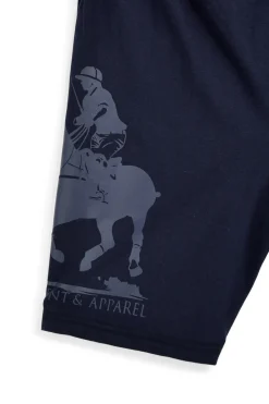 Blaue Baumwolle Bermuda Shorts U.s.grand polo US61712M