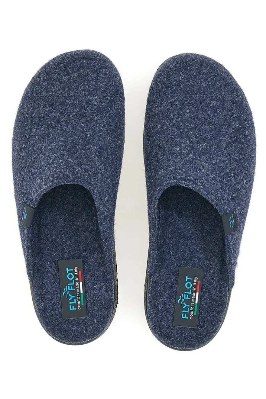 Blaue Fly Flot Hausschuhe 52720