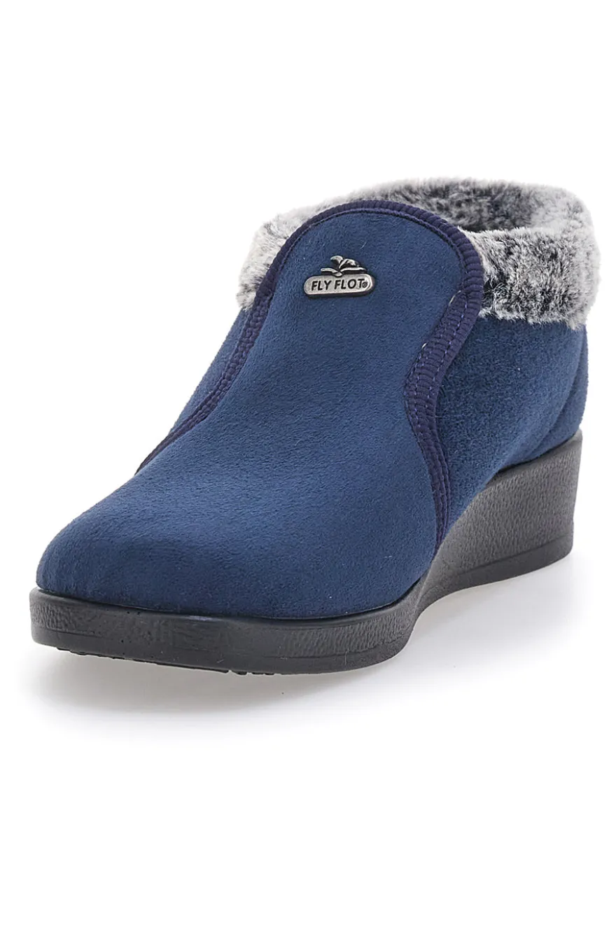 Blaue Fly Flot Hausschuhe 3771