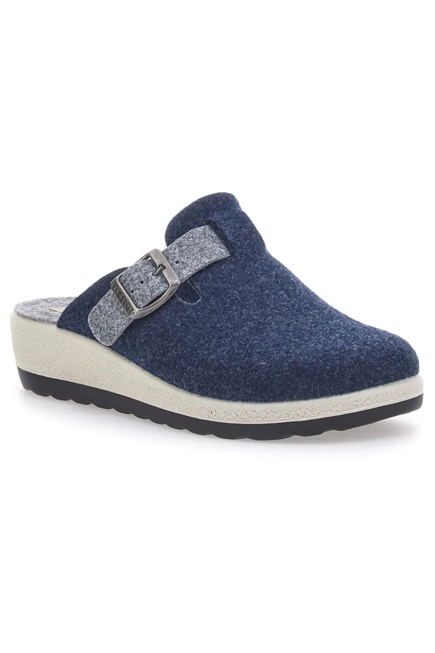 Blaue Fly Flot Hausschuhe 4468