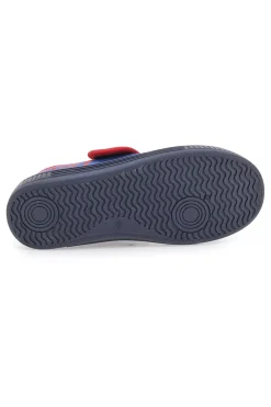 Blaue geschlossene Hausschuhe mit Klettverschluss, Spiderman 12SP4S24LB