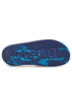 Blaue Hausschuhe mit Logoband Arena 009278 100