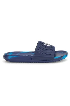 Blaue Hausschuhe mit Logoband Arena 009278 100