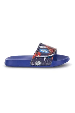 Blaue Hausschuhe mit Spiderman-Aufdruck R1310659S01