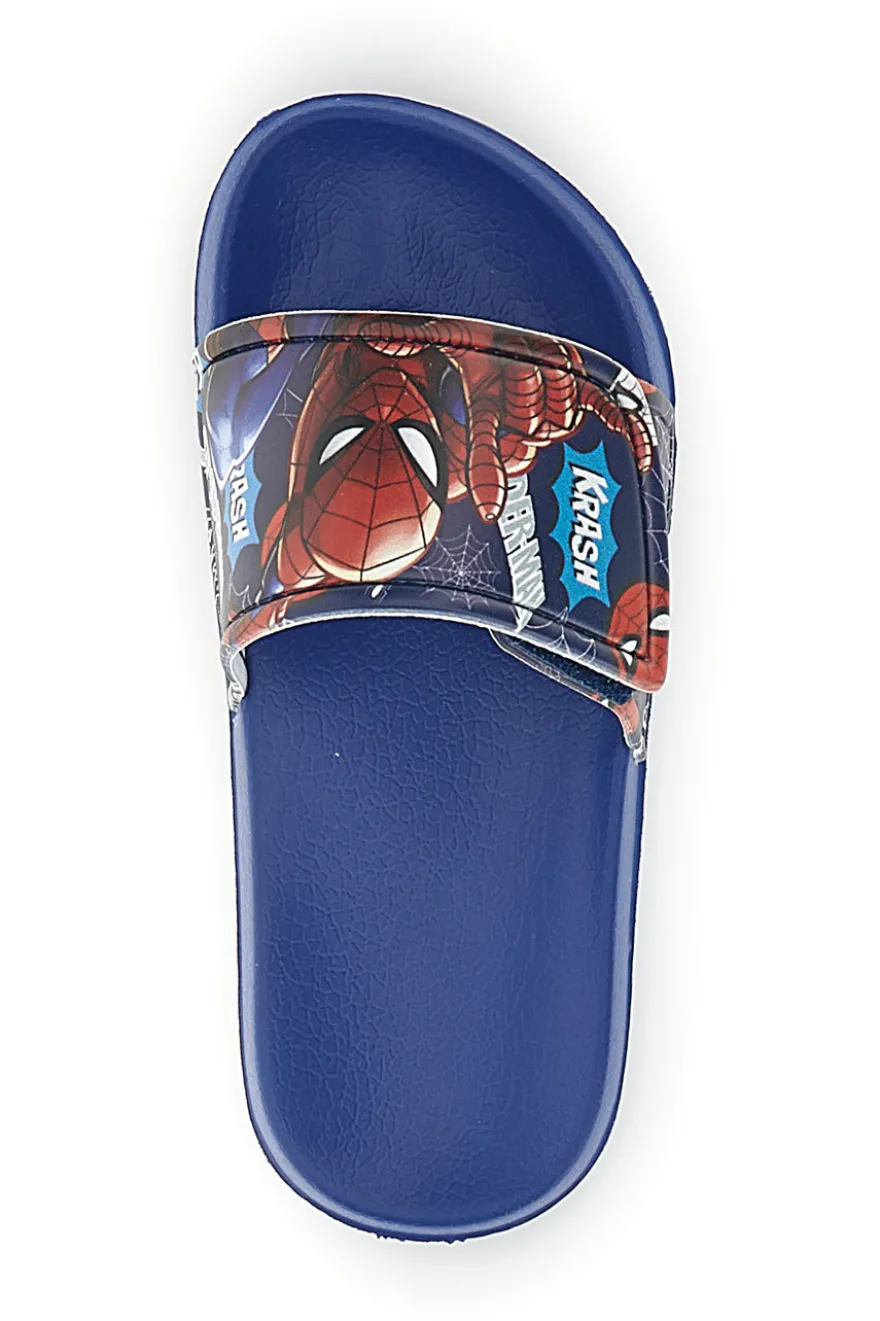 Blaue Hausschuhe mit Spiderman-Aufdruck R1310659S01