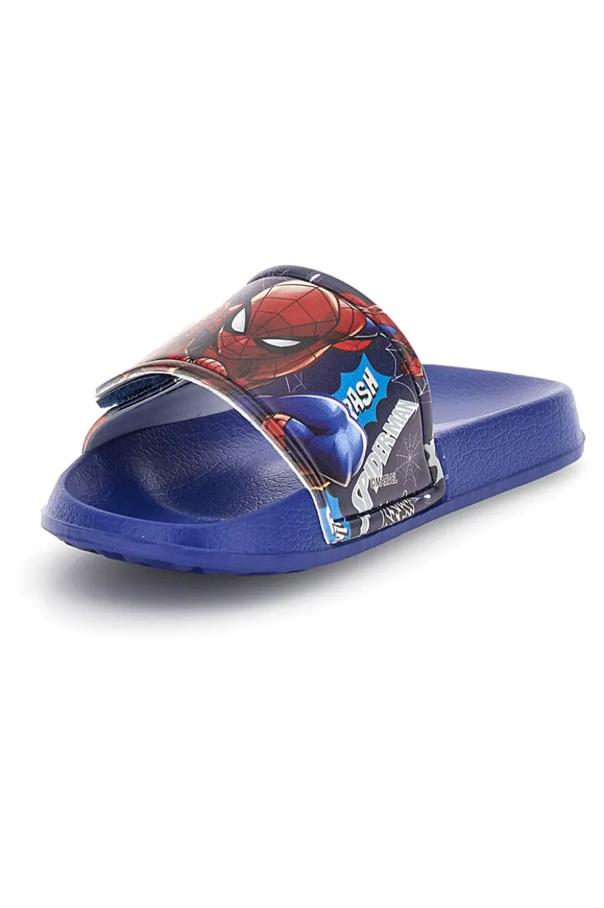 Blaue Hausschuhe mit Spiderman-Aufdruck R1310659S01