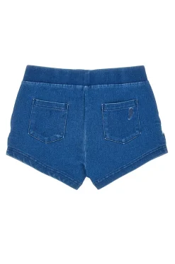 Blaue Jeansshorts mit weißer Spitze Pitt Kids PT-G-SP-05086