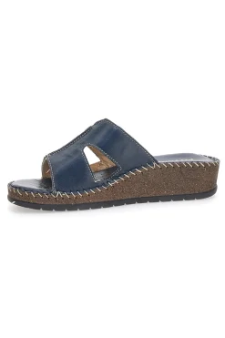 Blaue Keilpantoffeln Pittarello 42047