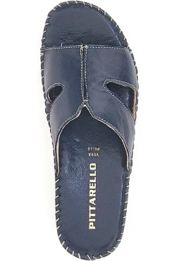 Blaue Keilpantoffeln Pittarello 42047