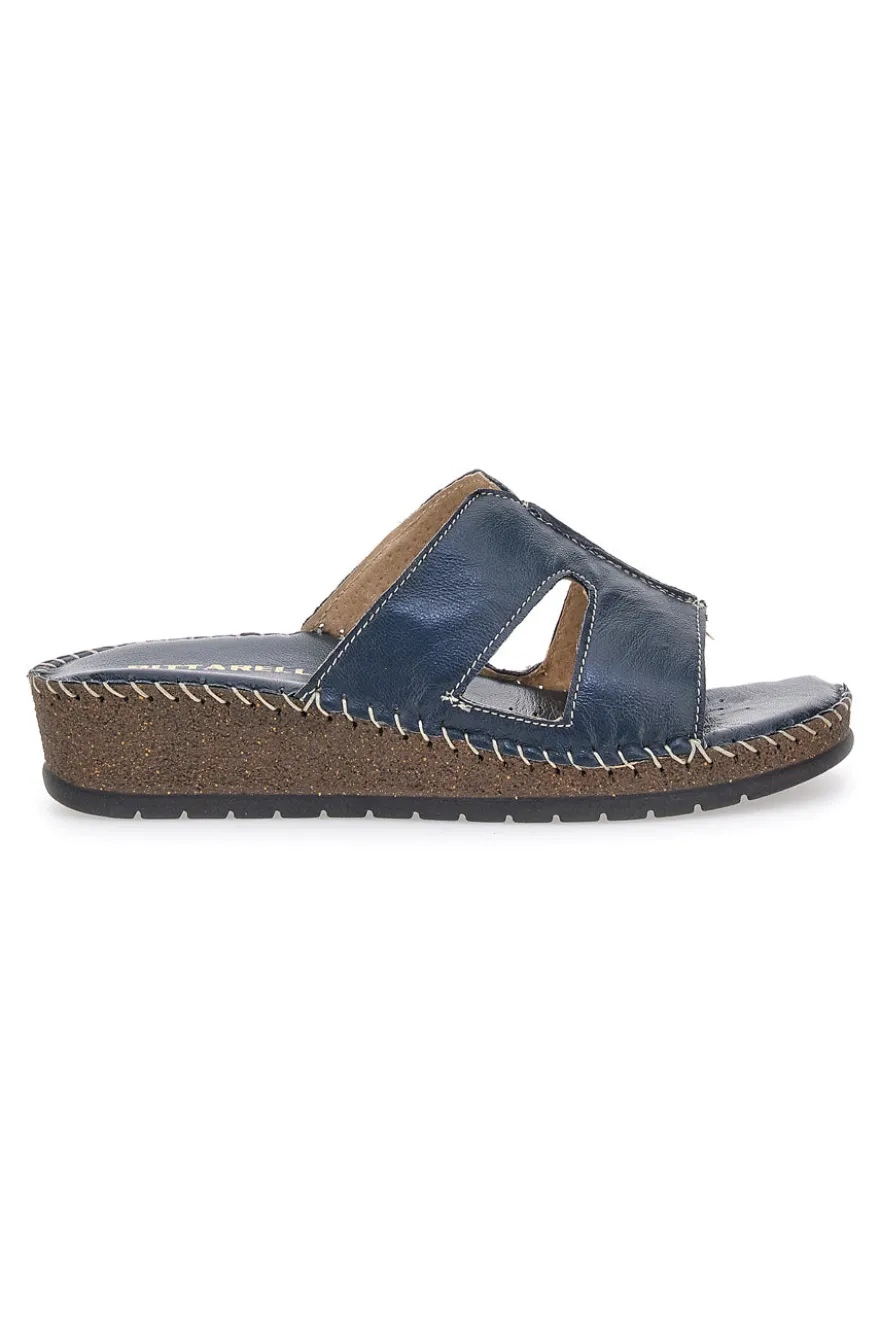 Blaue Keilpantoffeln Pittarello 42047