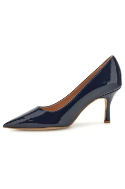 Blaue Lackleder Pumps Pittarello couture 6418