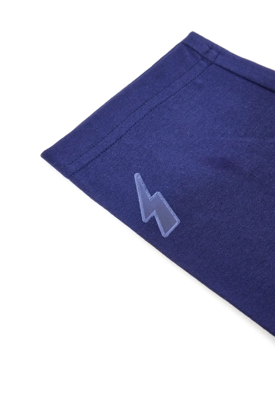 Blaue 7/8-Leggings mit Pitt Kids-Logo PT-G-LG-05067