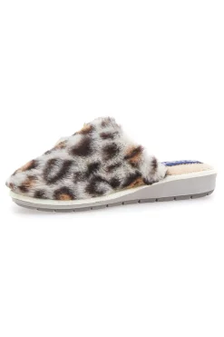 Blaue Leoparden-Hausschuhe 94 Pfund