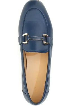 Blaue Mokassins mit Horsebit Mariella Burani 50450