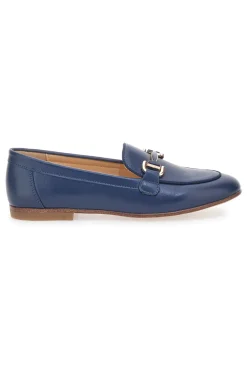 Blaue Mokassins mit Horsebit Mariella Burani 50450