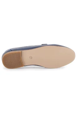 Blaue Mokassins mit Horsebit Mariella Burani 50450