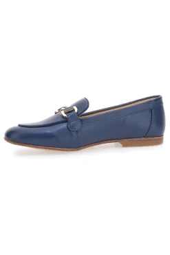 Blaue Mokassins mit Horsebit Mariella Burani 50450