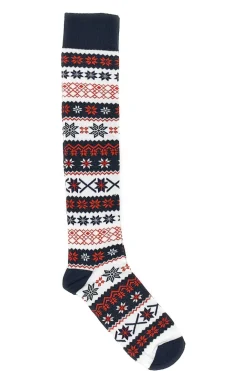 Blaue, rote und weiße Weihnachtssocken Crazy Socks 012