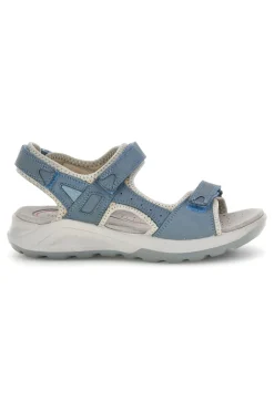 Blaue Sandalen mit Ledereinlegesohle Fly dinamic FD43