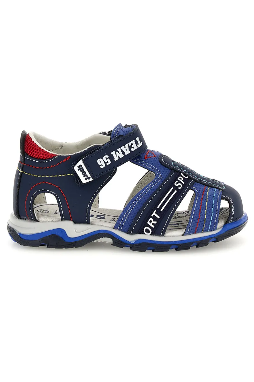 Blaue Sandalen mit Riemenverschluss Pitt Kinder 15110