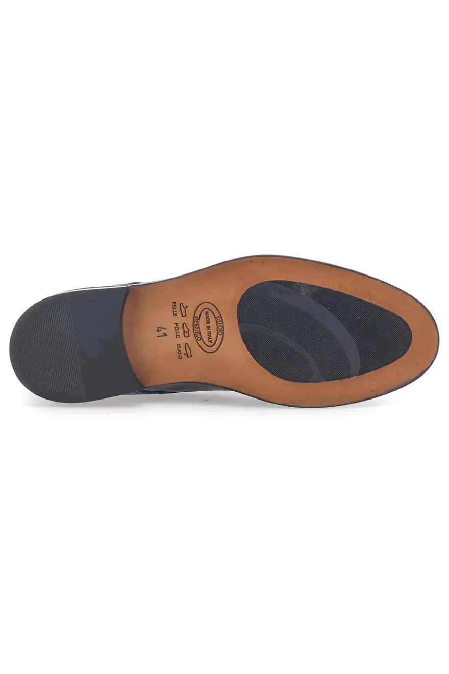 Blaue Schnürschuhe aus echtem Leder Pittarello 7720