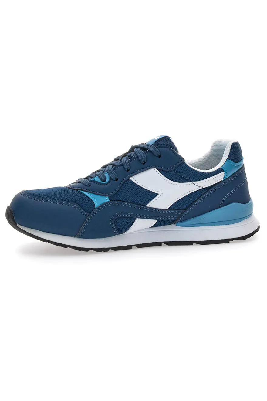 Blaue Sneakers Diadora N.92 GS mit weißen Details