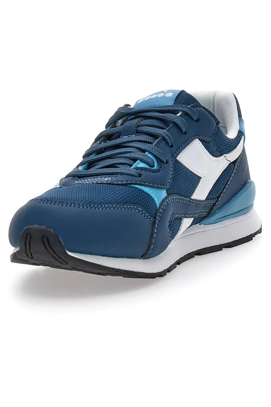 Blaue Sneakers Diadora N.92 GS mit weißen Details