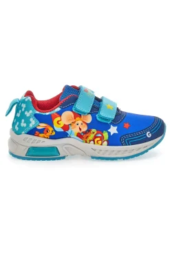 Blaue Sneakers mit Lichtern Topo Gigio 7609