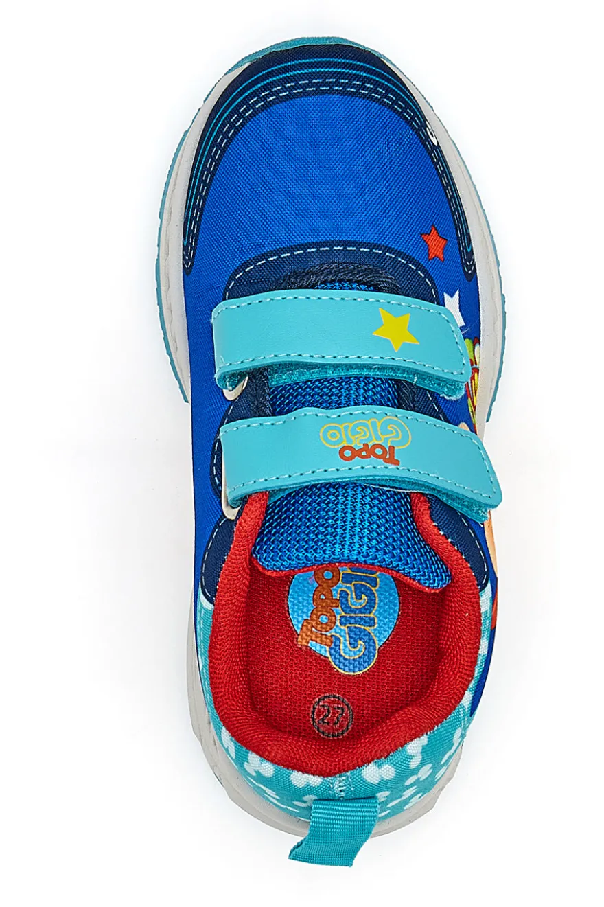 Blaue Sneakers mit Lichtern Topo Gigio 7609