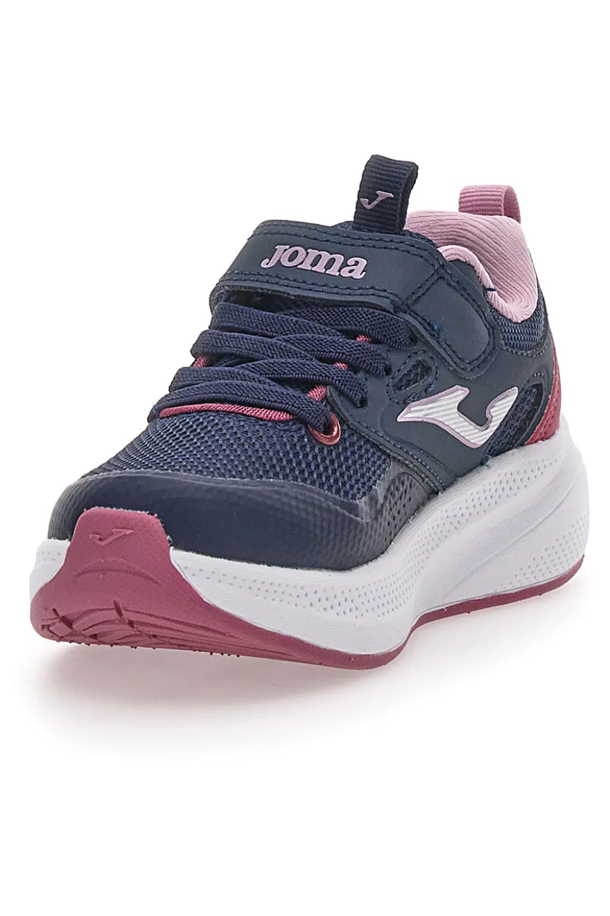 Blaue Sport-Sneaker mit Klettverschluss Joma Ferro JR 2429